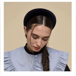 Bluetiful Miano Classic Velvet Headband  Black